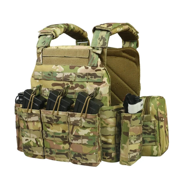 1000D outdoor vest 6094 Tactical Vest With Triple Magazine Pouch Hunting vest