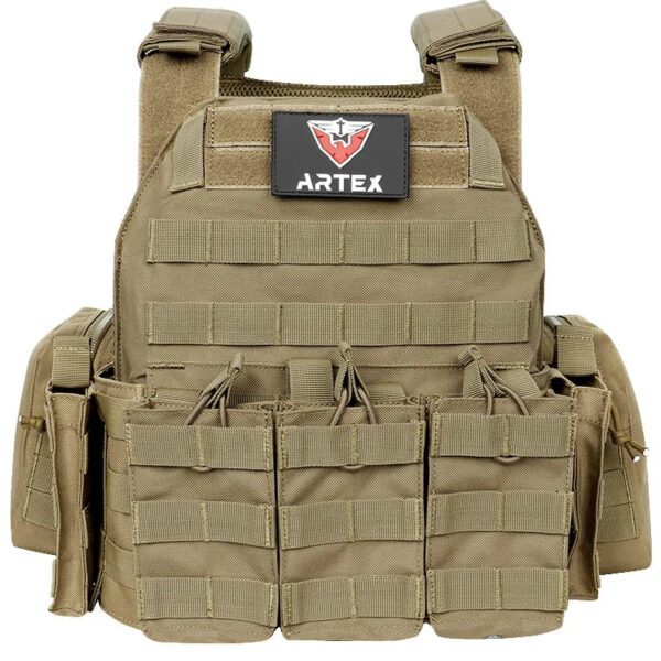 1000D outdoor vest 6094 Tactical Vest With Triple Magazine Pouch Hunting vest - Image 12