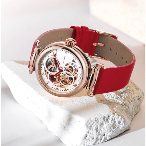 2022 Seagull Fashion Women's Watch Leather Strap Waterproof Automatic Full Hollow Mechanical For Women Watch 811.11.6002 - Image 7