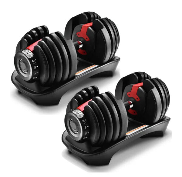 24KG Adjustable Rubber Iron Dumbbell - Multiple Weight Options, Affordable Home Fitness Equipment - Image 2