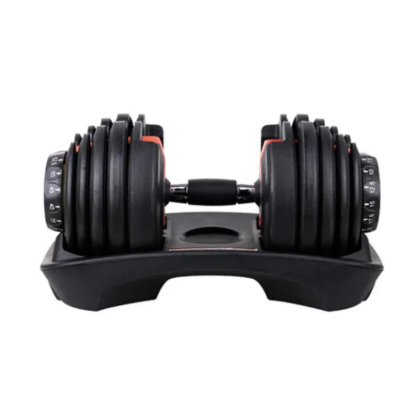 24KG Adjustable Rubber Iron Dumbbell - Multiple Weight Options, Affordable Home Fitness Equipment - Image 3