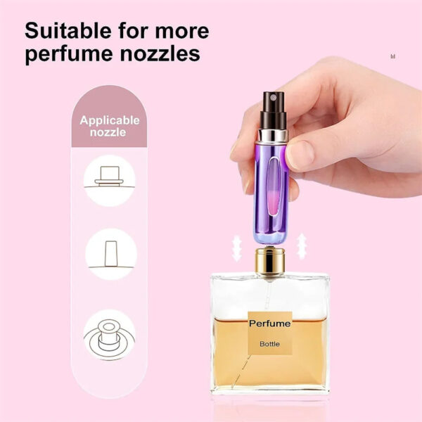 5ml Perfume Atomizer Portable Liquid Cosmetics Containers Traveling Mini Alcochol Perfume Refillable Bottles Empty Spray Bottle - Image 5