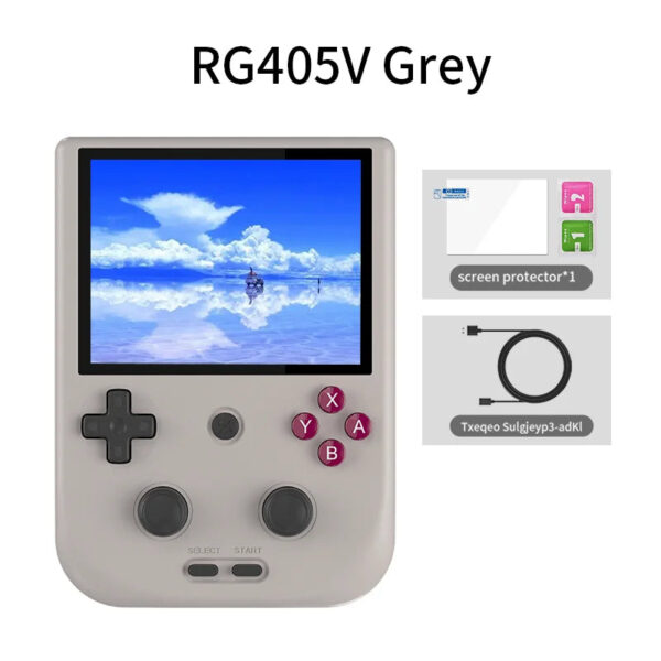 ANBERNIC RG405V Handheld Game Console Android 12 Unisoc Tiger T618 4 Inch IPS Touch Screen Video Game Player Support OTA Update - Image 3