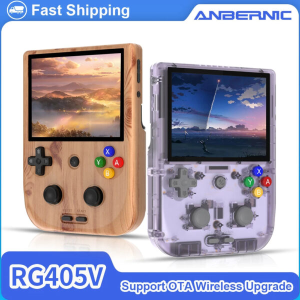 ANBERNIC RG405V Handheld Game Console Android 12 Unisoc Tiger T618 4 Inch IPS Touch Screen Video Game Player Support OTA Update - Image 6