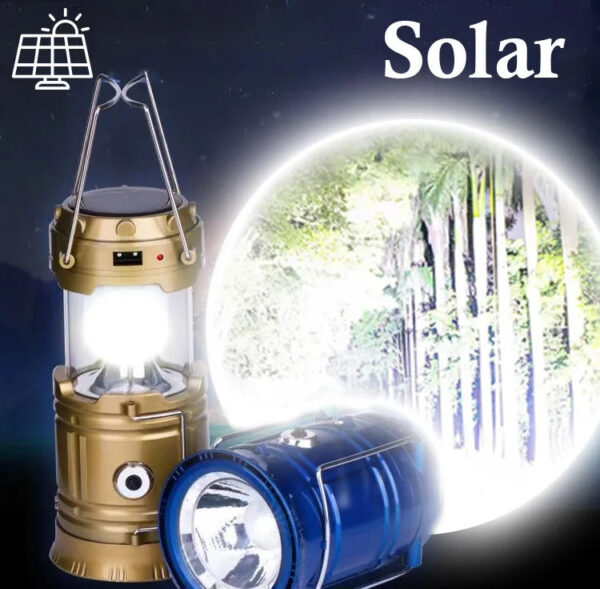 USB Rechargeable Waterproof Camping Lantern Outdoor Light Torch - Image 8