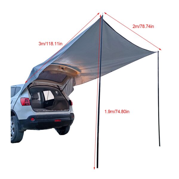 Car Side Trunk Canopy Camping Tent - Image 2