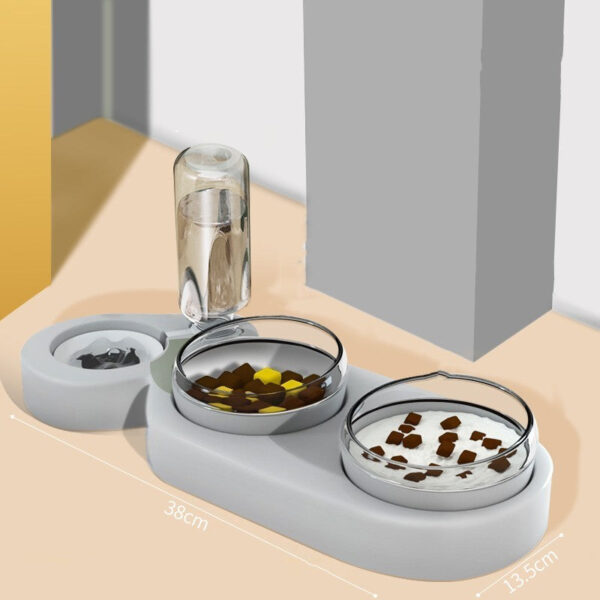 Automatic Pet Feeder - Rice and Water Bowls for Cats and Dogs - Image 4