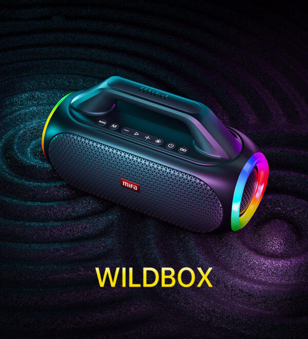 Colorful Bluetooth Speaker High Power Extra Bass Portable Portable Outdoor Sound Box - Image 4