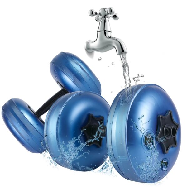 Deiris Adjustable Water-Filled Travel Dumbbell Set (1-35 KG) - Portable Fitness Weights for Home Gym Training - Image 13