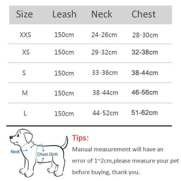 Dog Harness Leash Set for Small Dogs Adjustable Puppy Cat Harness Vest French Bulldog Chihuahua Pug Outdoor Walking Lead Leash - Image 12