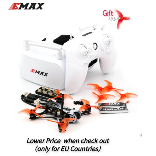 Emax Tinyhawk II 2 Freestyle RTF FPV Racing Drone Kit RunCam Nano2 37CH 25/100/200mW VTX 2S-FrSky Quadcopter With Goggle - Image 3