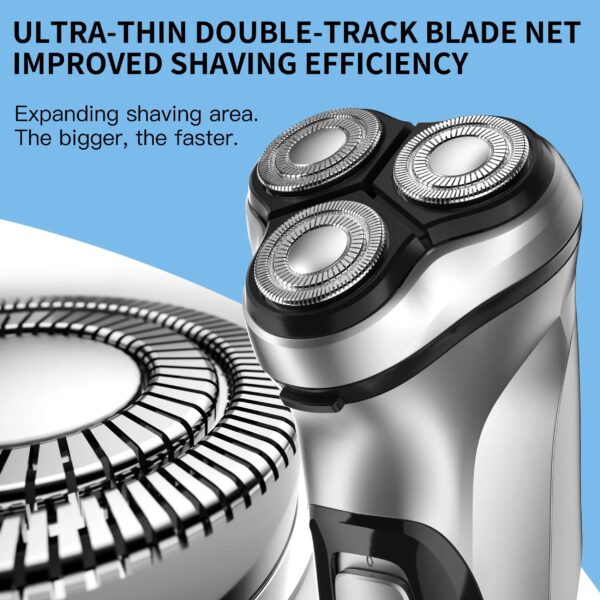 ENCHEN Blackstone Electrical Rotary Shaver for Men 3D Floating Blade Washable Type-C USB Rechargeable Shaving Beard Machine - Image 6