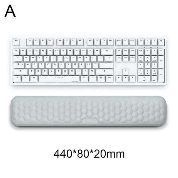 Ergonomic Keyboard Mouse Wrist Rest Office Typing Protection Relax Wrist Memory Foam Mouse Pad Computer Laptop Desk Mat - Image 13