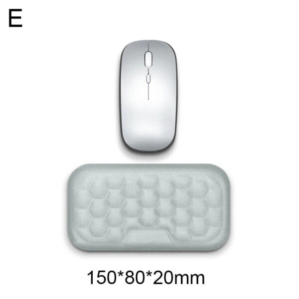 Ergonomic Keyboard Mouse Wrist Rest Office Typing Protection Relax Wrist Memory Foam Mouse Pad Computer Laptop Desk Mat - Image 9