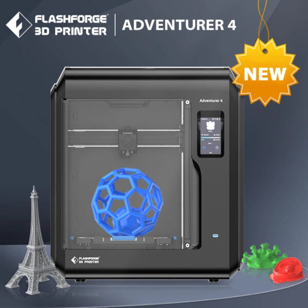 Flashforge FDM 3D Printer Adventurer 4 Auto Leveling with Camera 240℃ & 265℃ Nozzle Bundle Mute and Cloud Printing 3d Print AD4 - Image 2