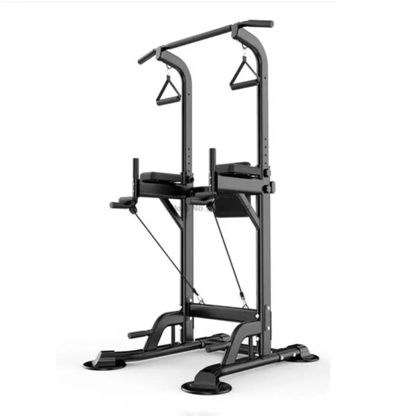 Multifunction Gym Fitness Pull-Up Rack & Horizontal Bar Set for Muscle Training with Drawstring Handle