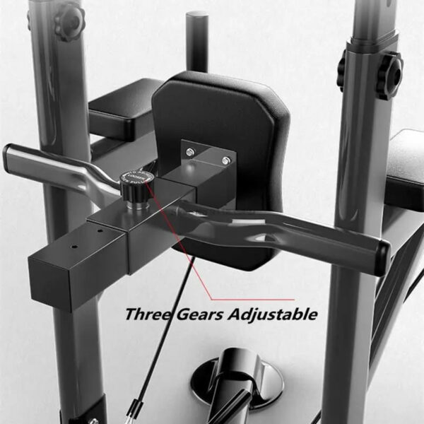 Multifunction Gym Fitness Pull-Up Rack & Horizontal Bar Set for Muscle Training with Drawstring Handle - Image 7