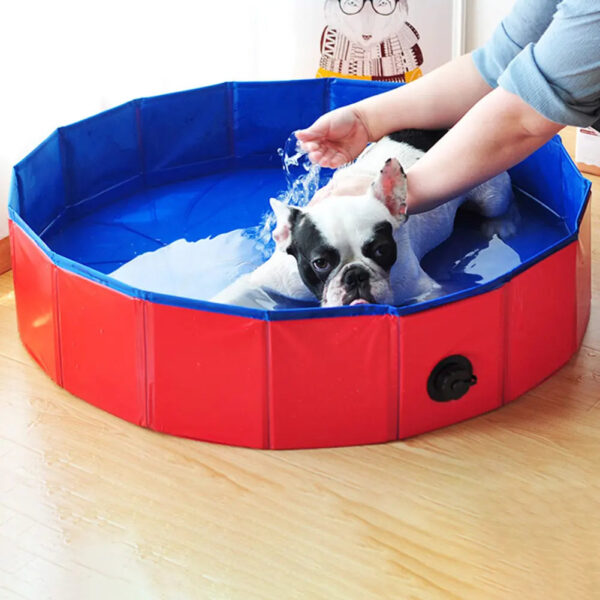 Collapsible Dog Pet Bathtub for Indoor & Outdoor Use, Comfortable for Large, Medium, and Small Pets - Image 8