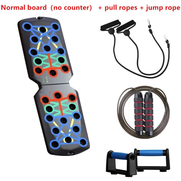 Multi-Function Counting Push-Up Rack Board - Fitness Stand & Abdominal Muscle Trainer - Image 5