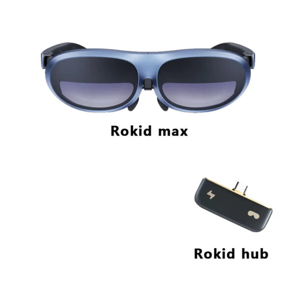 Original Rokid Max AR 3D Smart Glasses Micro OLED 215”Max Screen 50° FoV Viewing For Phones/Switch/PS5/Xbox/PC Smart On Sales - Image 12