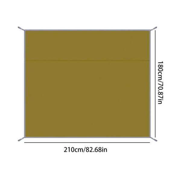 Waterproof Camping Mat & Tarp - Thick, Foldable Picnic Mat, Beach Pad, Tent Sunshade Canopy Ground Sheet - Image 3