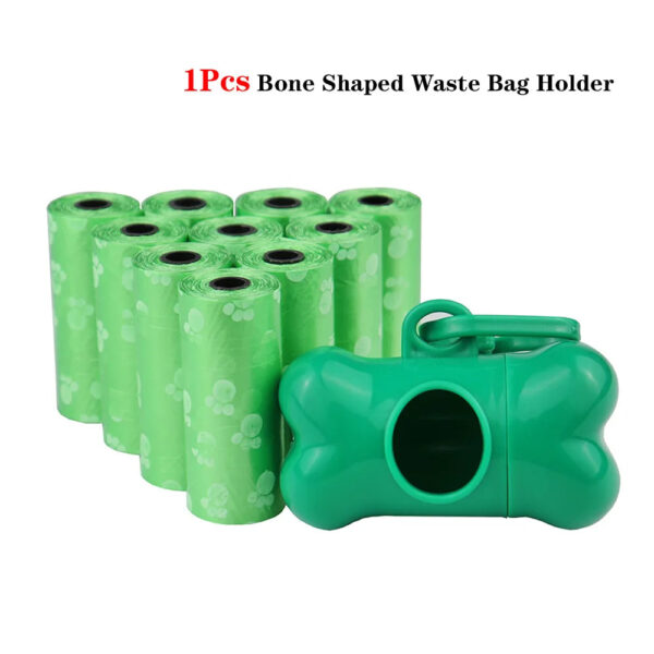 Disposable Dog Waste Bags - 75-Pack with Leash Clip & Bone Dispenser - Image 13