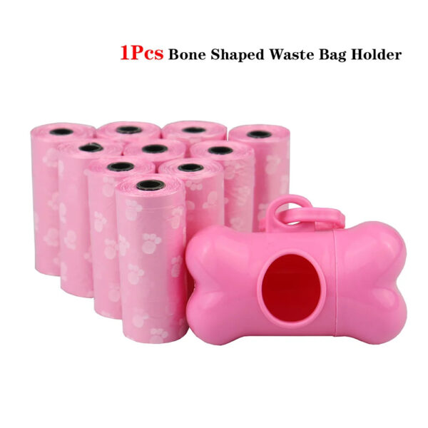 Disposable Dog Waste Bags - 75-Pack with Leash Clip & Bone Dispenser - Image 9