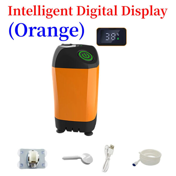 Rechargeable Portable Camping Shower with Digital Display for Outdoor Hiking and Traveling - Image 12