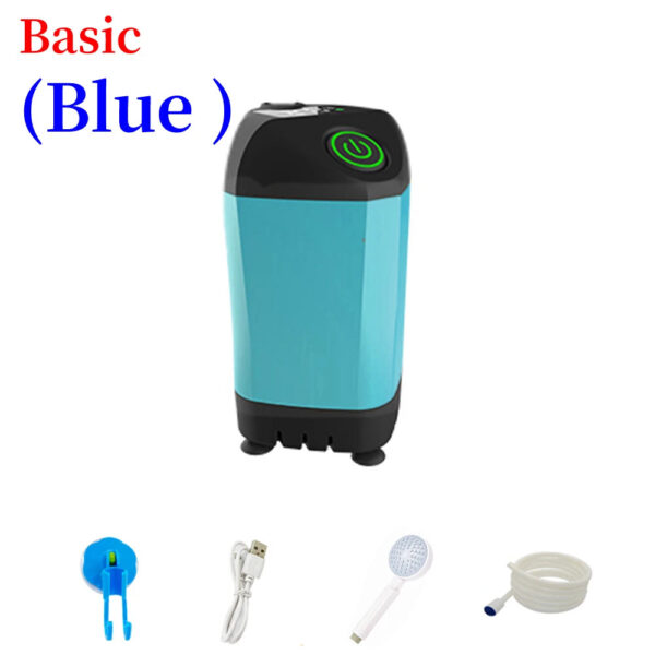 Rechargeable Portable Camping Shower with Digital Display for Outdoor Hiking and Traveling - Image 3