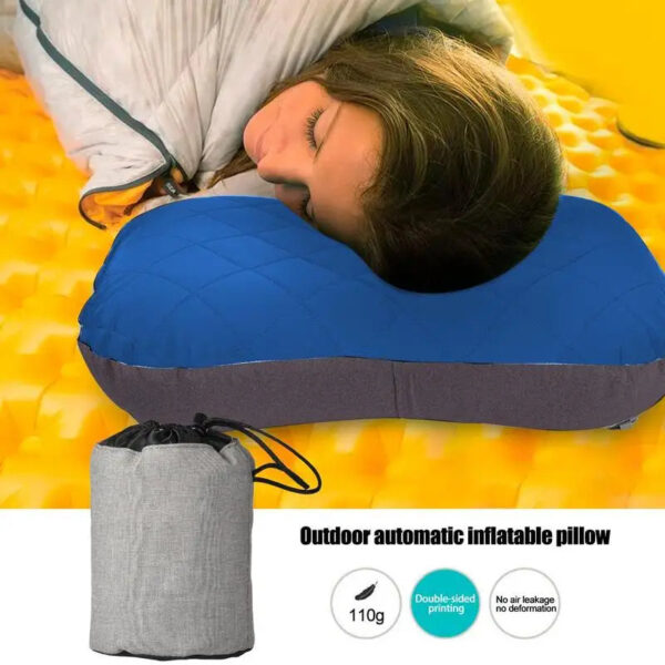 Portable Ultralight Inflatable TPU Camping Pillow - Convenient Outdoor Travel & Napping Air Pillow - Image 7