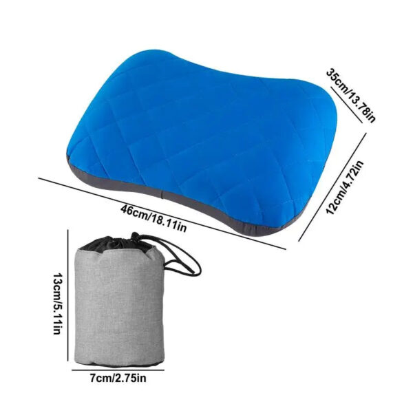 Portable Ultralight Inflatable TPU Camping Pillow - Convenient Outdoor Travel & Napping Air Pillow - Image 9