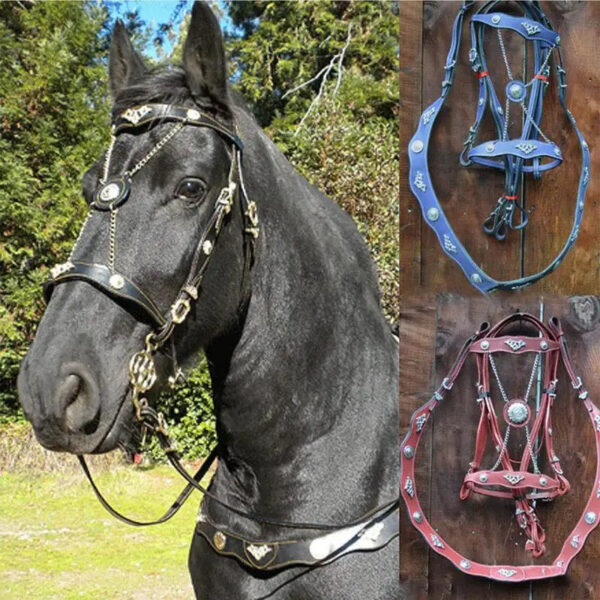 Adjustable PU Horse Lead Rope with Swivel Metal Buckle for Equestrian Racing, Ponys, and Pets - Image 11