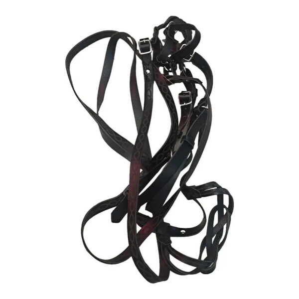 Adjustable PU Horse Lead Rope with Swivel Metal Buckle for Equestrian Racing, Ponys, and Pets - Image 6