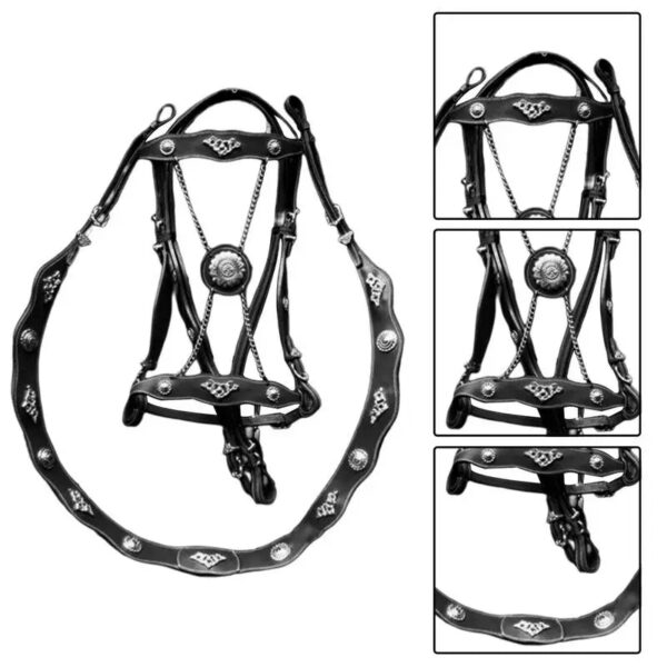 Adjustable PU Horse Lead Rope with Swivel Metal Buckle for Equestrian Racing, Ponys, and Pets - Image 10