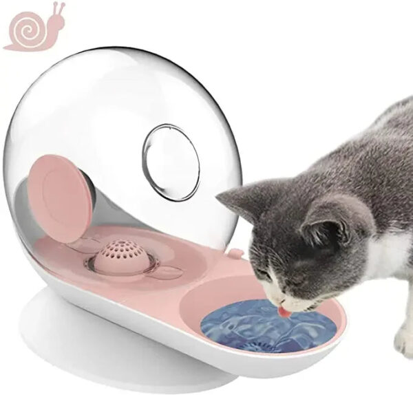 Automatic Cat Water Fountain - Snails Bubble Pet Water Dispenser with Filter, Large Capacity - Image 2