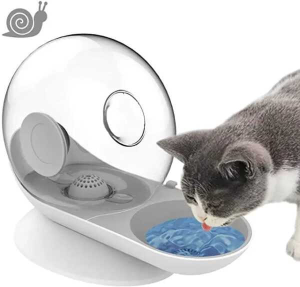 Automatic Cat Water Fountain - Snails Bubble Pet Water Dispenser with Filter, Large Capacity - Image 4