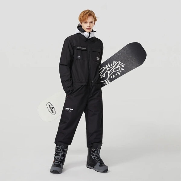 Thick Men Women One-Piece Ski Jumpsuit Outdoor Sports Snowboard Jacket Warm Jump Suit Waterproof Winter Clothes Overalls Hooded - Image 8